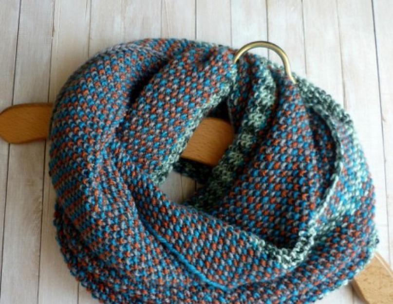 Как сделать обычный вязаный шарф оригинальным. Вязание оригинальных моделей шарфов своими руками