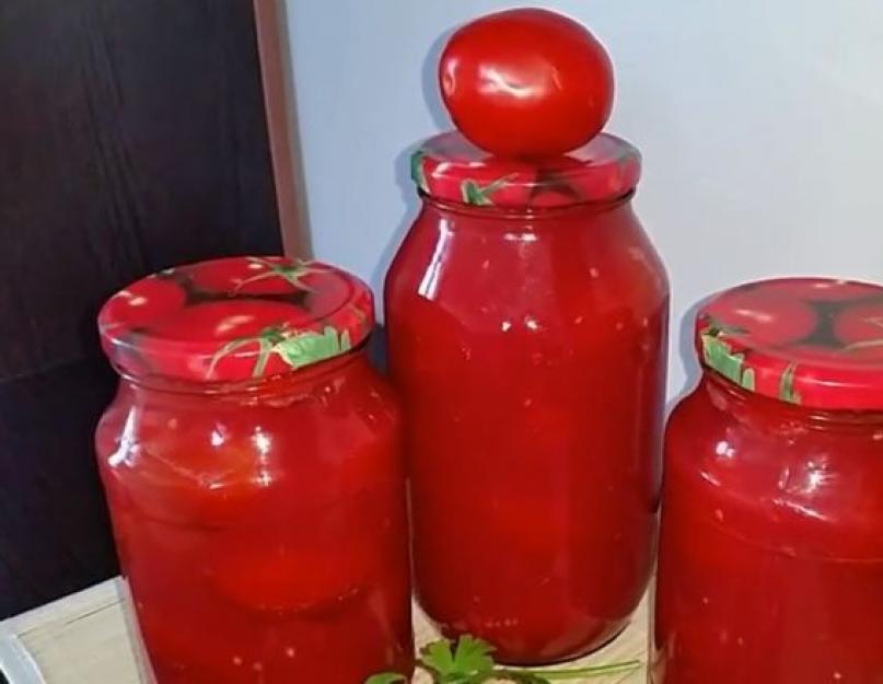 Kaip pasigaminti pomidorus savo sultyse namuose.  Pomidorai savo sultyse – pirštų laižymo receptai