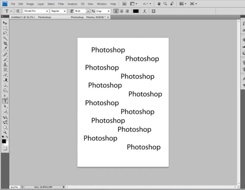 Hogyan készítsünk feliratot a Photoshopban?  Gyors és nagyon szép módja annak, hogy szöveget írjon egy képre a Photoshopban
