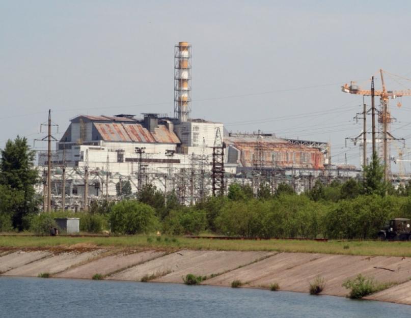 محطة تشيرنوبيل للطاقة النووية على خريطة جوجل.  تشيرنوبيل على خريطة أوكرانيا