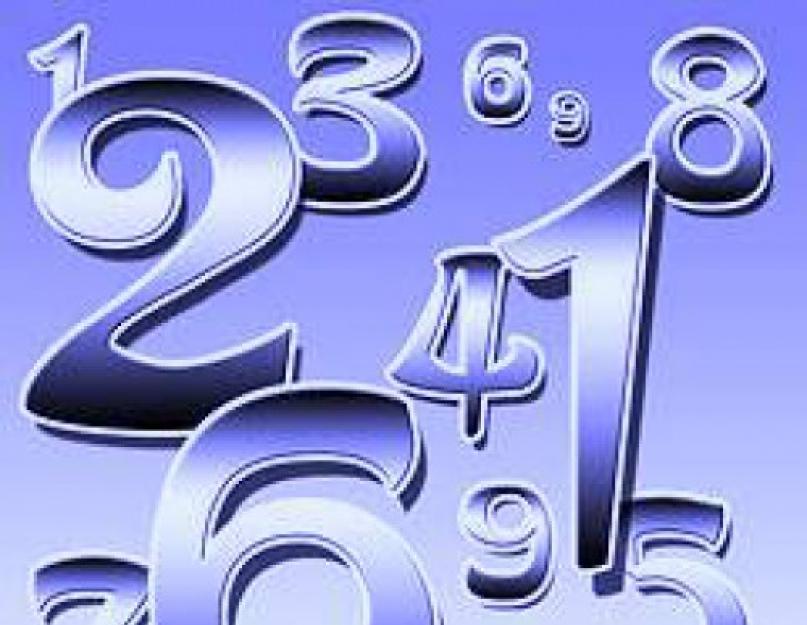 Множества чисел. Законы действий над различными числами. Обозначение, запись и изображение числовых множеств