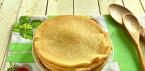 Pancakes on kefir with boiling water (custard)
