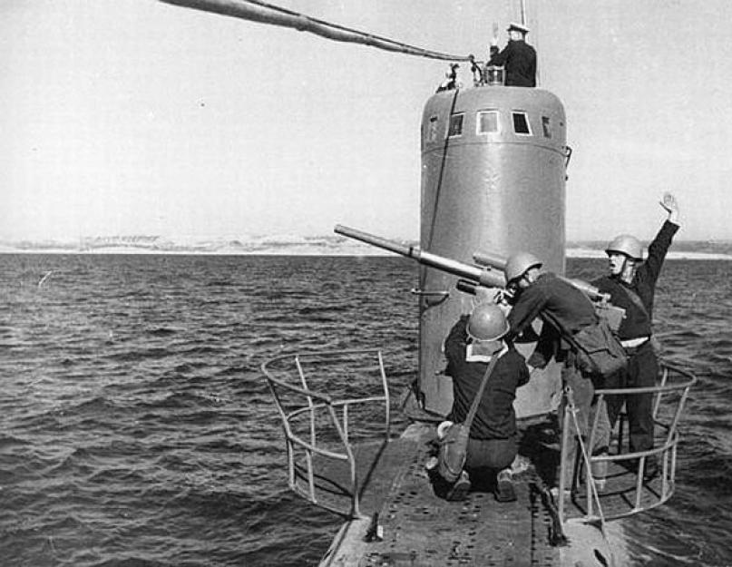 Sovietų povandeninio laivyno efektyvumo Antrojo pasaulinio karo metais analizė.  Povandeniniai laivai Antrojo pasaulinio karo metais