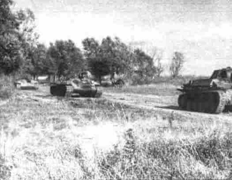 Milyen felszerelés vett részt a kurszki csatában.  Kurszki csata és tankcsata Prohorovkáért