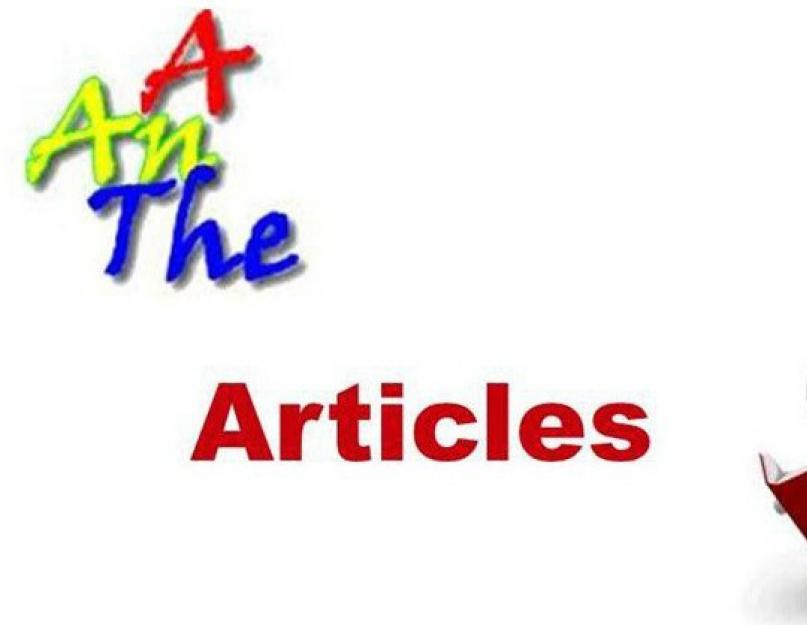Артикль — The Article. Употребление определенного артикля в английском языке