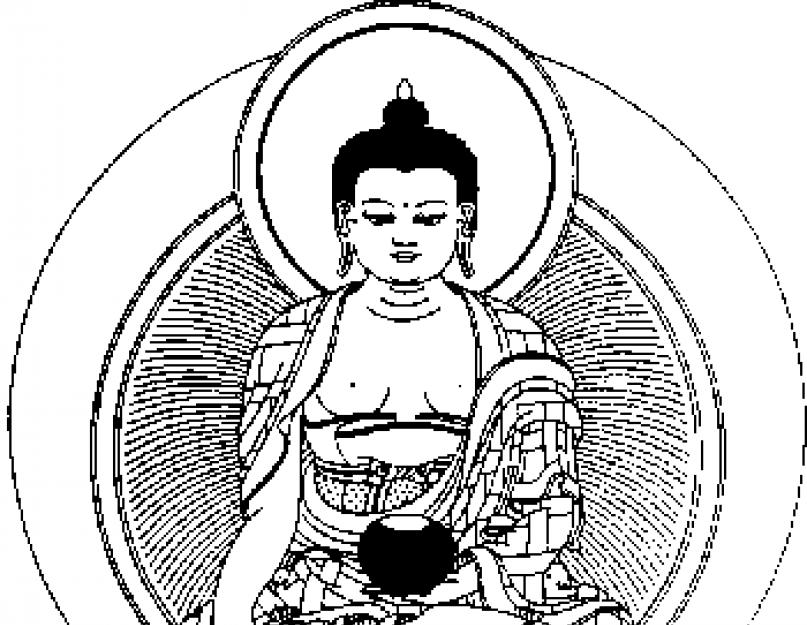 Budizmas, žmogus budizmo religijoje.  Centrinę vietą budizme užima moralinės problemos Išganymo budizmas