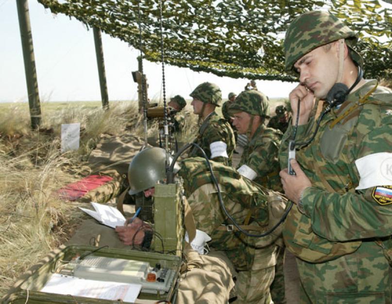 كتيبة اتصالات.  قوات البنادق الآلية في روسيا - النوع الأكثر تقليدية من القوات البرية