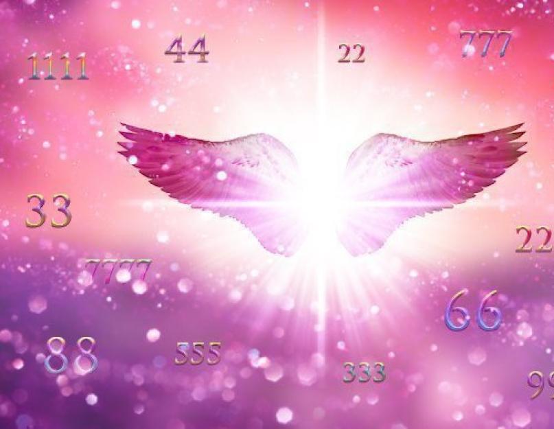 Angyali numerológia.  Számmisztika az angyaloktól (angyali numerológia)