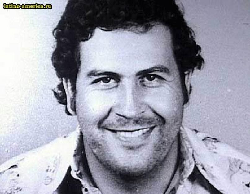 Pablo Escobaro gyvenimas.  Pablo Escobar: biografija, šeima ir vaikai, kriminalinė karjera, įdomūs asmeninio gyvenimo faktai, nuotraukos