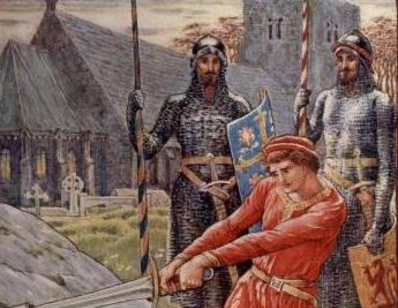 السيف الأسطوري للملك آرثر إكسكاليبور.  Excalibur - سيف الملك آرثر: التاريخ والأساطير