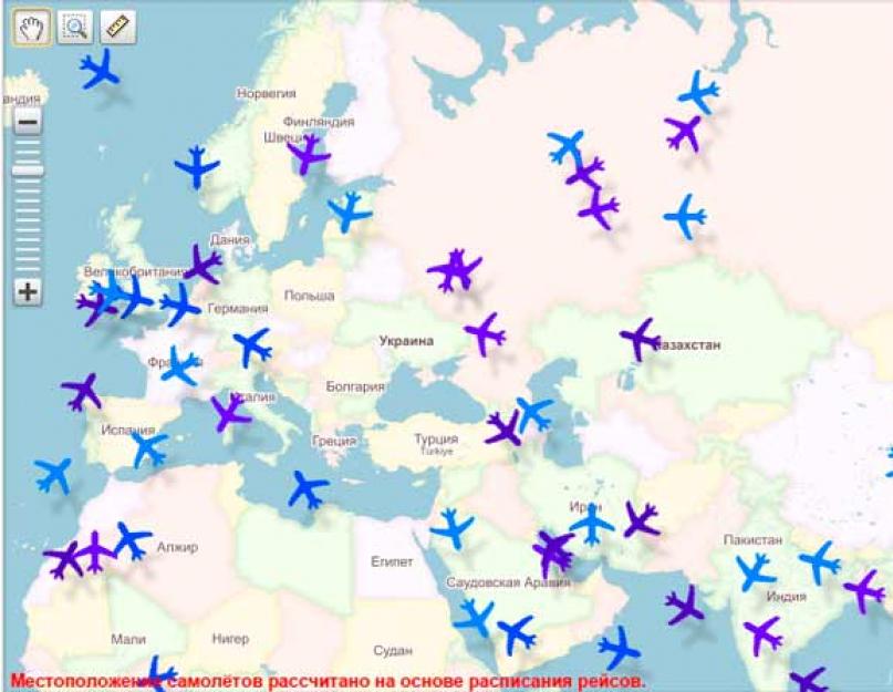 Avioni, vozovi i autobusi na mapi.  Yandex jeftine avionske karte.  Elektronske karte: praktične, udobne, isplative