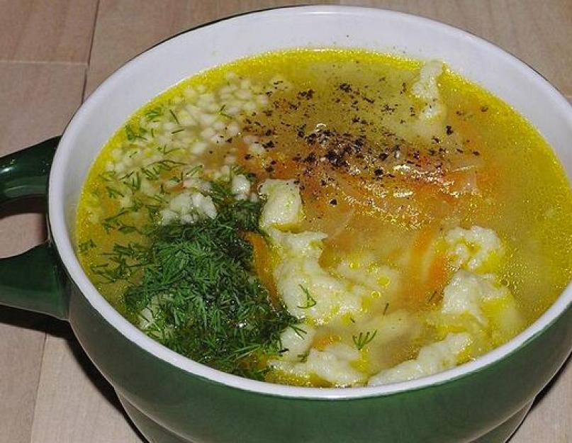 حساء الزلابية - وصفات طبخ لكل ذوق.  أفضل وصفات الزلابية للحساء
