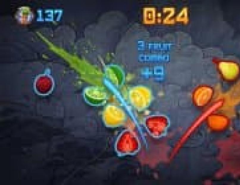 Játék letöltése Android Fruit Ninja 3-ra. Hacked Fruit Ninja
