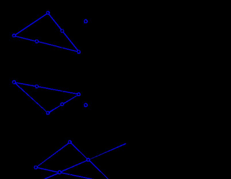 Plan - Geometrie descriptivă.  Probleme cu un plan Liniile principale dintr-un plan