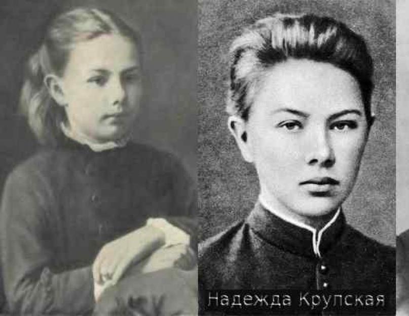 Krupskaya Nadezhda Konstantinovna tikrasis vardas.  Meilės trejetas: Leninas, Krupskaja ir Armandas