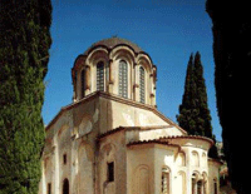 الكنيسة المسيحية في بيزنطة.  الكنائس البيزنطية (ميتروبوليتان هيلاريون).  أنواع أخرى من الهياكل