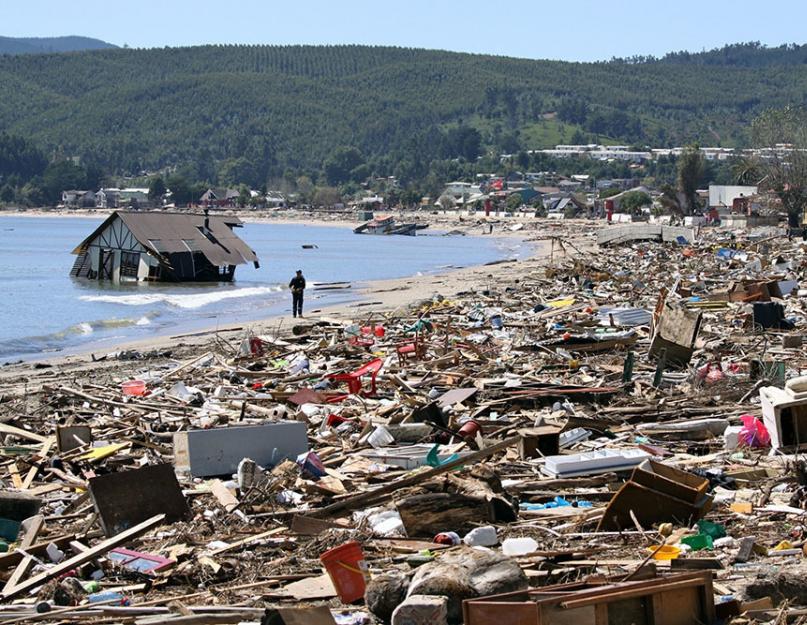 Tsunami.  Bir tsunaminin nedenleri.  Etkileri.  Tsunaminin ekolojik sonuçları.  bu nasıl olur