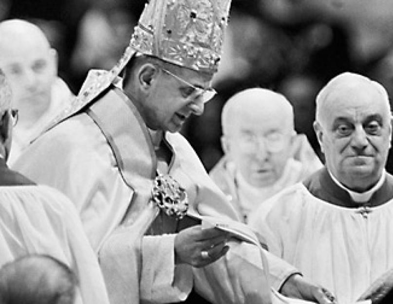 II. Vatikáni Zsinat: Történelem.  II Ökumenikus Tanács II Ökumenikus Tanács
