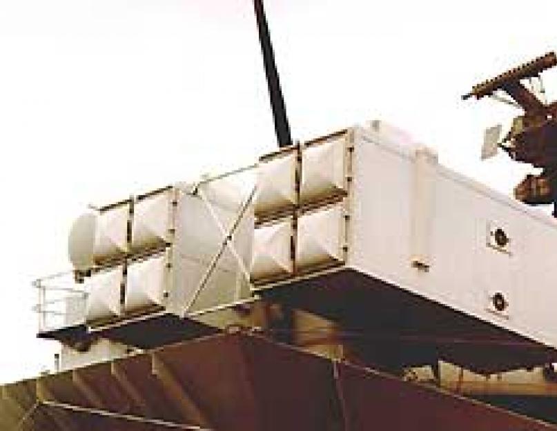 Albatros-Aspide légvédelmi rakétarendszer.  Kis hatótávolságú légvédelmi irányított rakéta aspid Albatros rakétarendszer