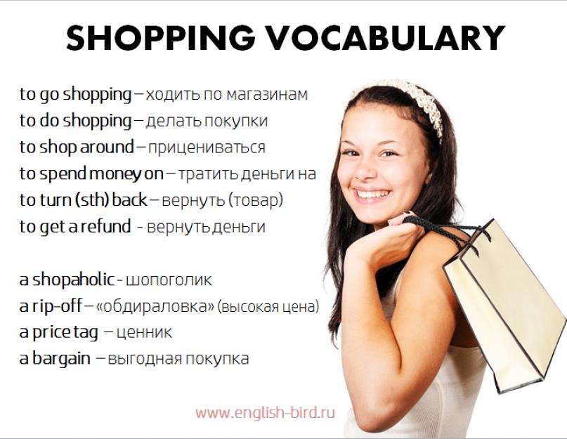 Orosz-angol fordítás közös vásárlás.  Orosz-angol fordítás közös vásárlás Az üzletek nevei angolul fordítással