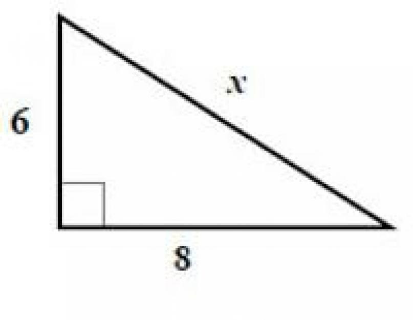 Mi az egyenlő oldalú háromszög befogója.  Hogyan találjuk meg a hipotenuszt a láb és a szög ismeretében