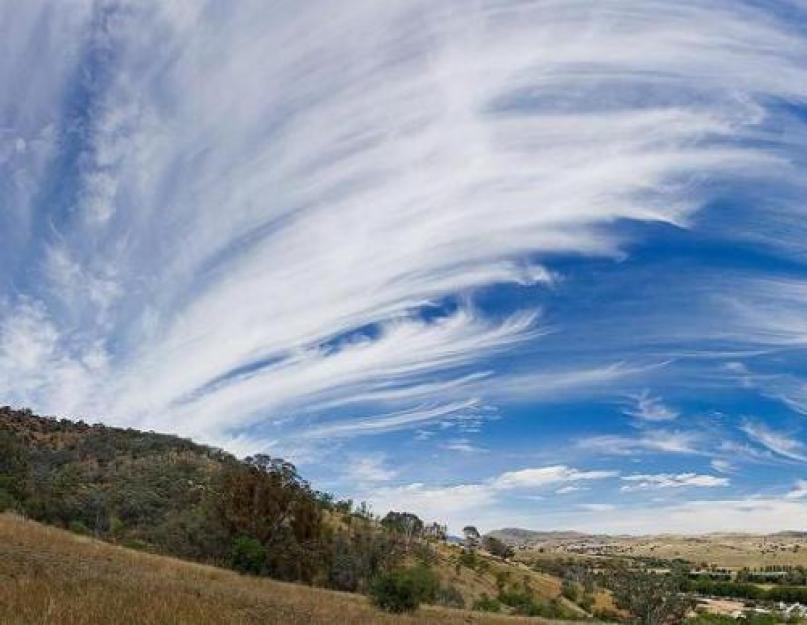 Debesų tipai pagal kilmę.  Kaip susidaro debesys?  Kokiame aukštyje juda audros debesys
