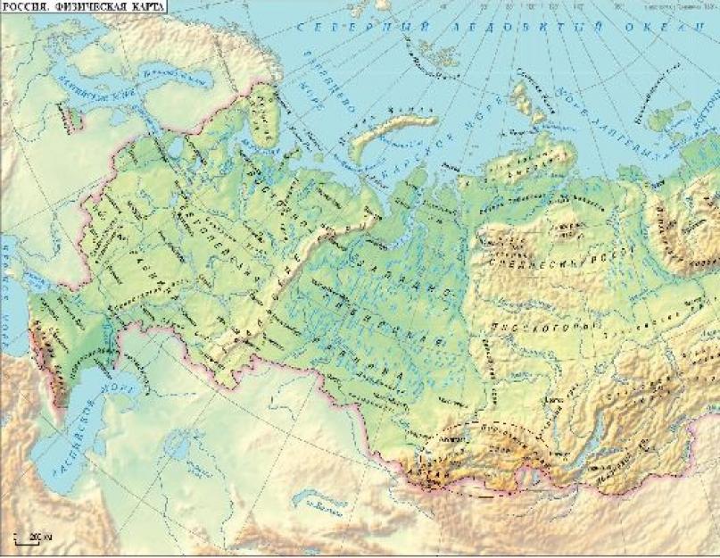 Rusijos (Rytų Europos) lygumos kraštovaizdžio ir ekologinės sąlygos.  Rusijos lygumos ekologinės problemos.  Racionalaus Rusijos lygumos išteklių naudojimo problemos