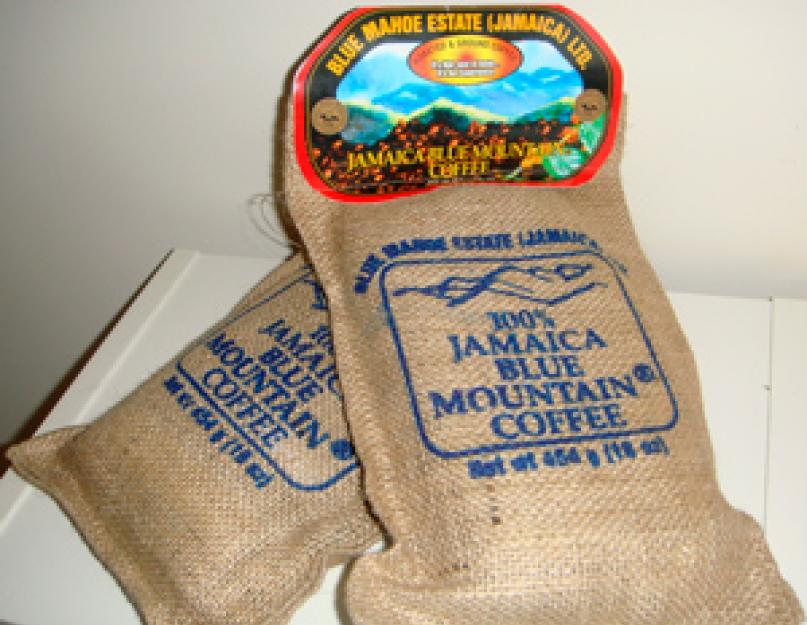 Descrierea soiului de munte albastru din Jamaica.  Cafea Jamaica Blue Mountain.  De ce este acest soi atât de atractiv pentru iubitorii de cafea?