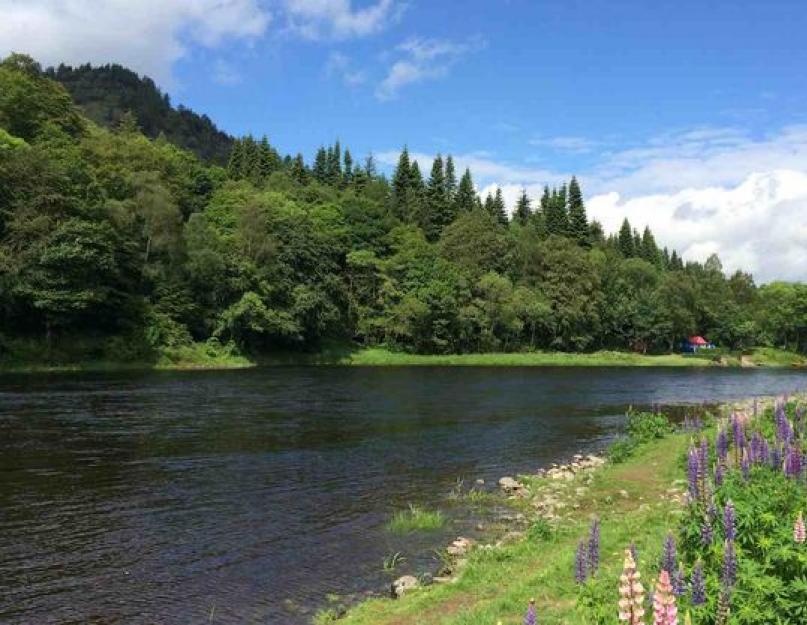 Trečia pagal dydį upė Škotijoje.  Škotijos upės ir ežerai.  Ilgiausių žemyninės Škotijos upių sąrašas