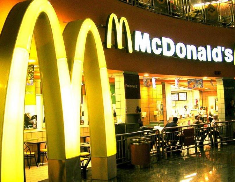 McDonald's Franchise Oroszországban.  Kötelező feltételek a McDonald's franchise megszerzéséhez Oroszországban