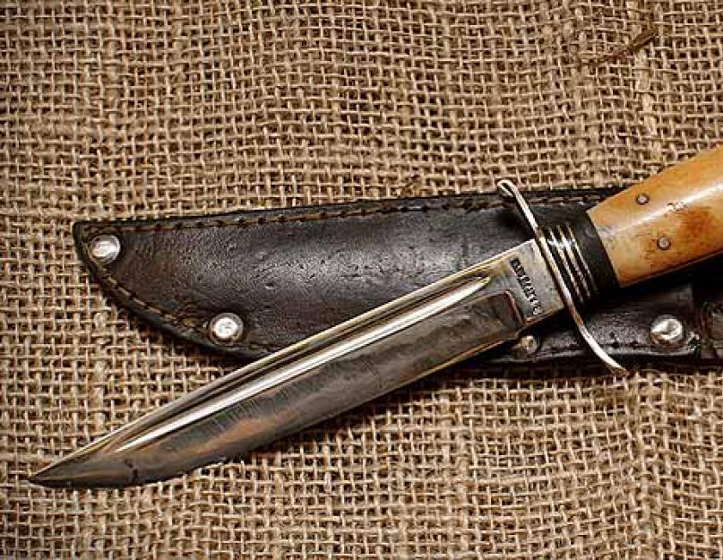 وصف Finca NKVD.  سكين الكشافة.  النسخ المقلدة الحديثة من NKVD الفنلندية