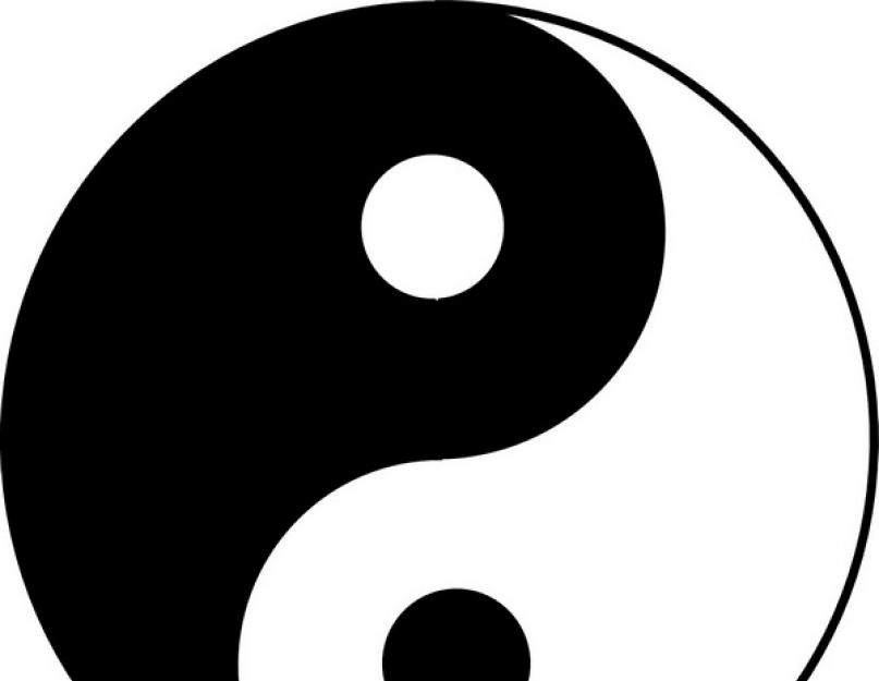 Yin ir Yang kinų kultūroje: A. Maslovas.  Yin ir Yang: chaosas ir tvarka.  yin ir yang reiškia vyrišką ir moterišką