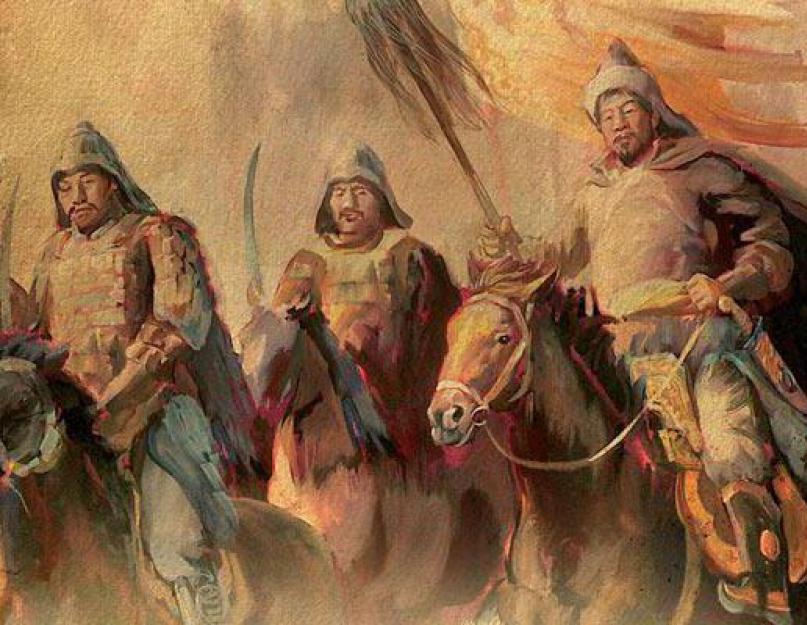 Gengis Khan: Biografia.  Quanti figli ebbe Gengis Khan quando Gengis Khan morì suo figlio ed erede