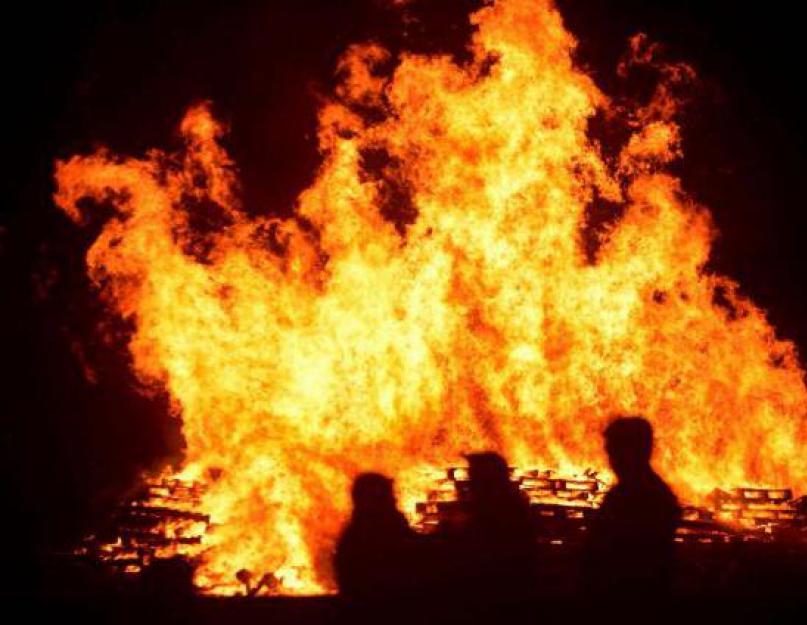 مذكرة بشأن إشعال النار وقواعد السلوك في حالة نشوب حرائق الغابات.  قواعد لإشعال النار في الغابة