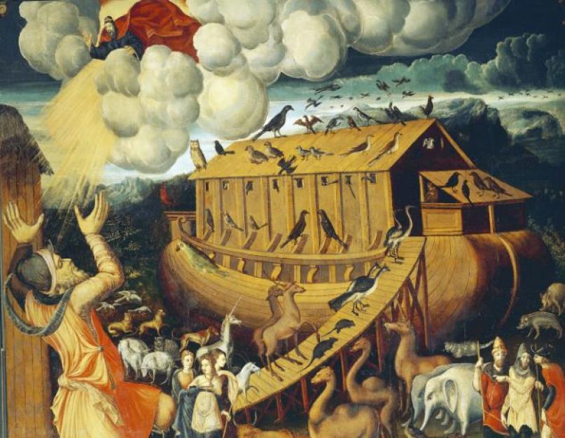 Pasaulinis potvynis.  Ar jis tikrai ten buvo?  Tvanas ir Nojaus arka, Biblijoje – trumpai Didysis potvynis