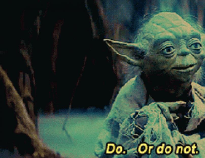 Yodos kalbėjimo stilius.  Star Wars: The Force Awakens.  Master Yoda citatos, pirmoji apžvalga ir laisvos darbo vietos
