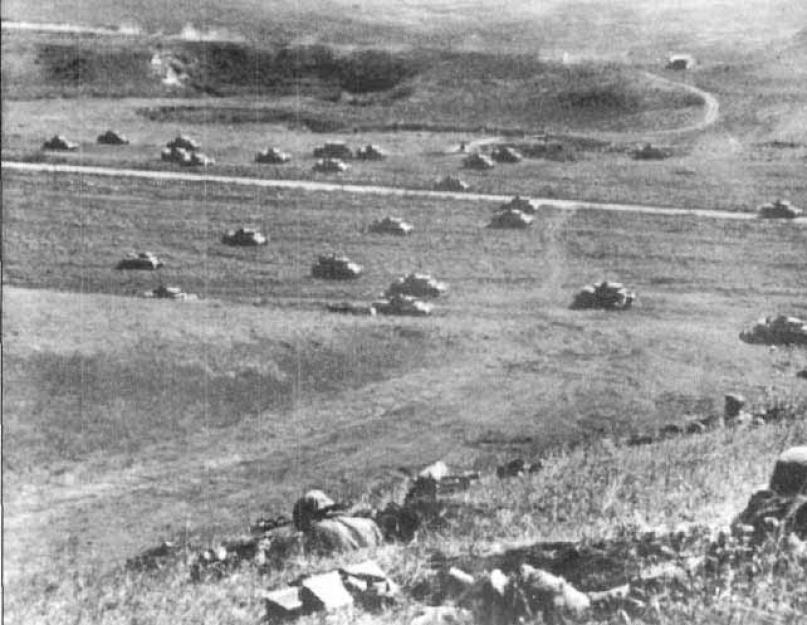 Tankok a kurszki csatában.  Kurszki csata: fotók a legnagyobb csata tankjairól